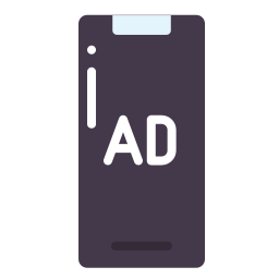 marketing mobile Icône