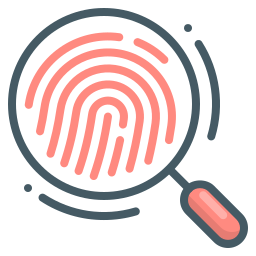 fingerabdruck-identifikation icon