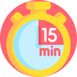 15 minutes icon