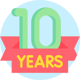 10 années Icône