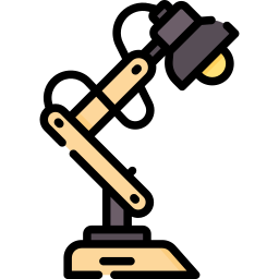 Desk lamp icon