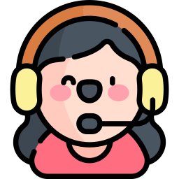 Call center agent icon