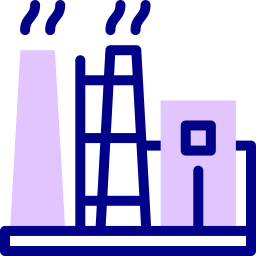 Oil factory icon