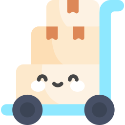 Trolley cart icon