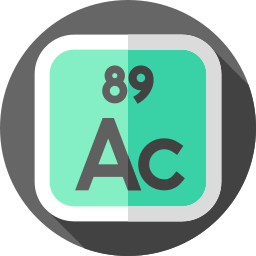 actinium icoon