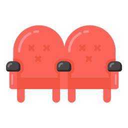 Cinema seats icon