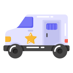 furgone della polizia icona