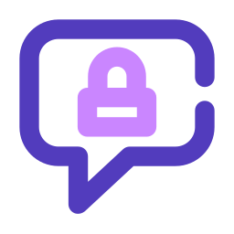 Locked chat icon
