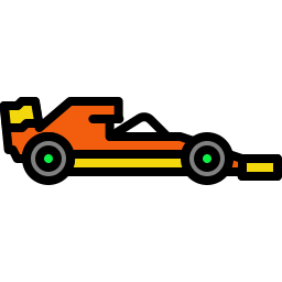coche de carreras icono