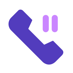 통화 일시 중지 icon