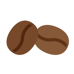 Coffee beans icon