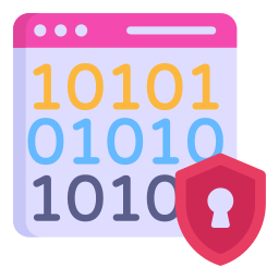 protection des données Icône