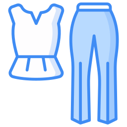 Woman clothes icon