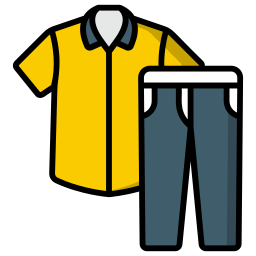 Male clothes icon