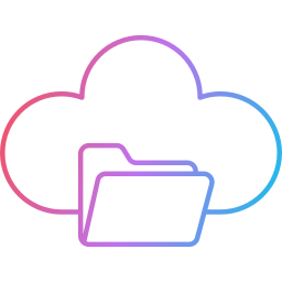 Cloud folder icon