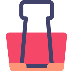 binder clip icoon