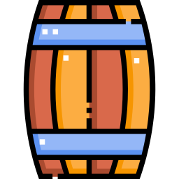 Wine barrel icon