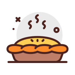 Тыквенный пирог иконка