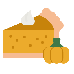 Тыквенный пирог иконка