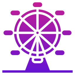 Ferris wheel icon