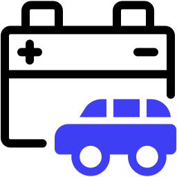 Car battery icon