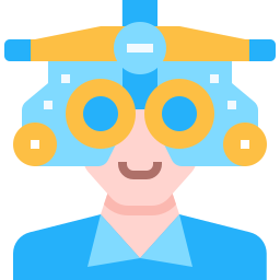 Eye examination icon