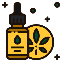 olio di cannabis icona