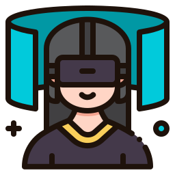 Virtual reality icon