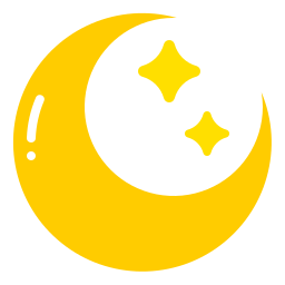 luna crescente icona