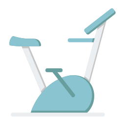 Stationary bicycle icon