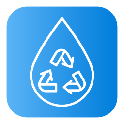 Recycle water icon