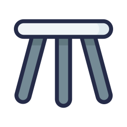 stojak na krzesło ikona