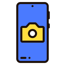 fotocamera del telefono icona