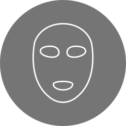 masque facial Icône