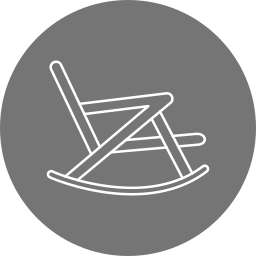 Rocking chair icon