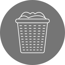 Laundry basket icon