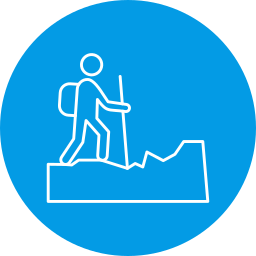 Hiking icon