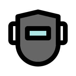 Welding mask icon