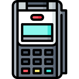 Credit card machine icon