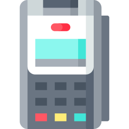 Credit card machine icon