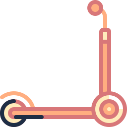 Kick scooter icon