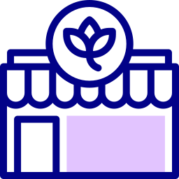 Flower shop icon