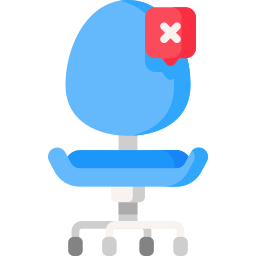 Office chair icon