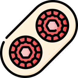 rode schildpadcake icoon