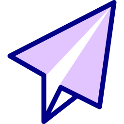 Paper plane icon