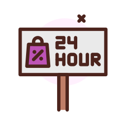 24 stunden uhr icon