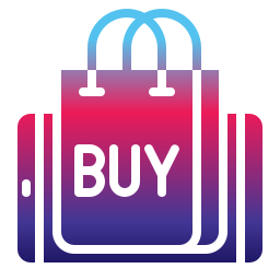 Shopping online icon