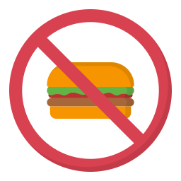 geen voedsel icoon
