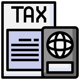 Tourist tax icon