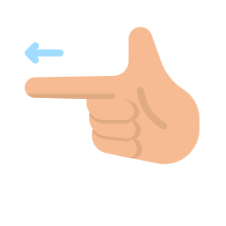 zeigende hand icon